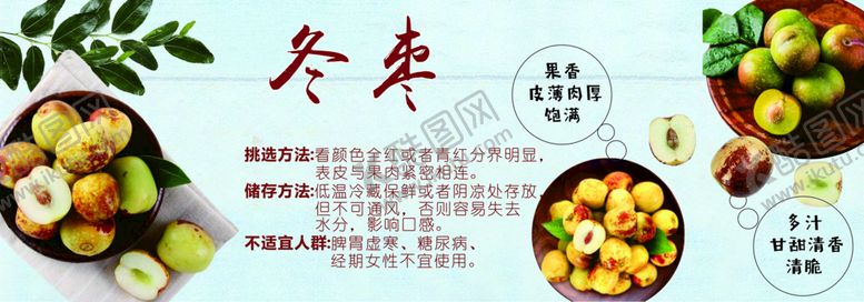 编号：60792409150241435634【酷图网】源文件下载-冬枣