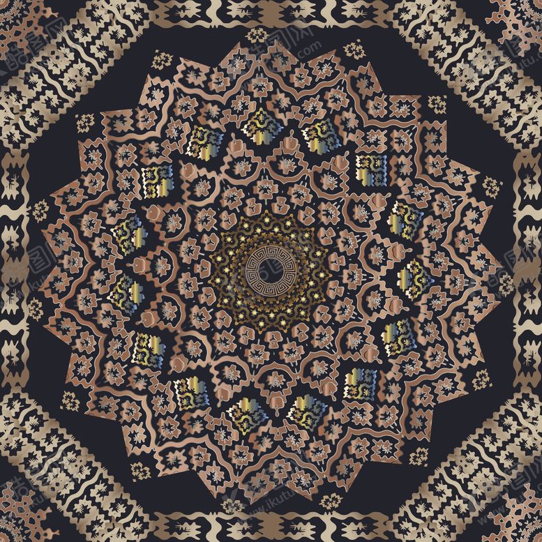 编号：67884709130439068547【酷图网】源文件下载-方巾印花