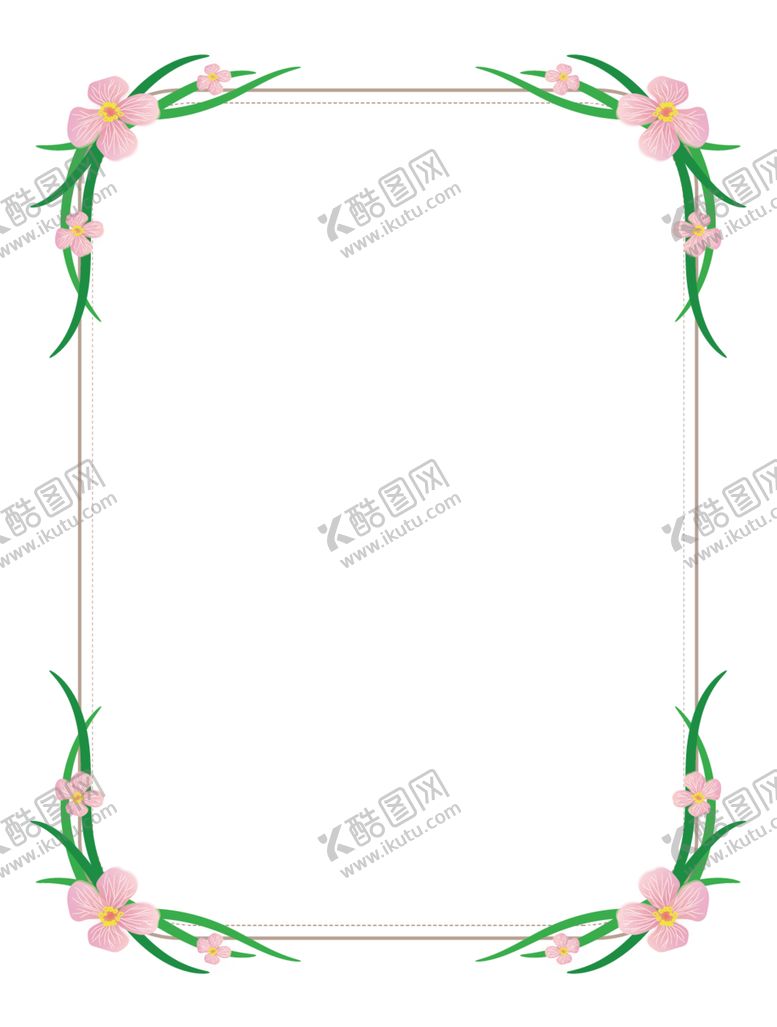 编号：64997906250641414037【酷图网】源文件下载-水彩花环素材花环素材彩色花