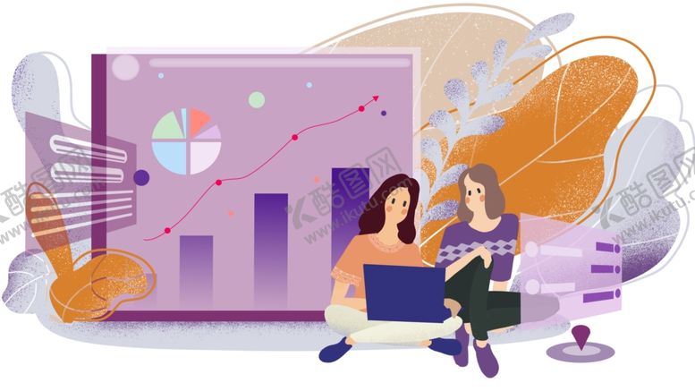 编号：33276110030233599177【酷图网】源文件下载-扁平化科技办公插画