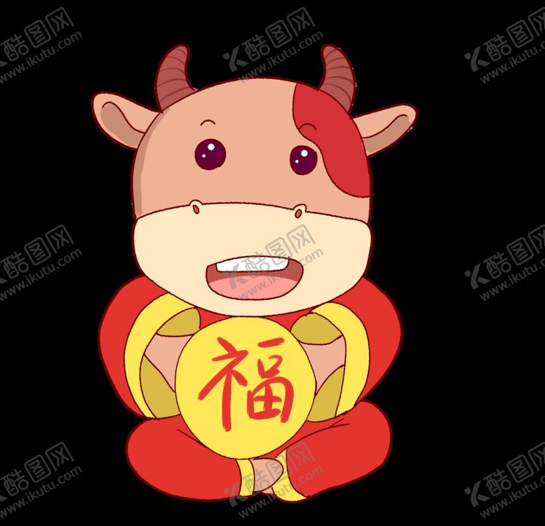 编号：86180405060522426796【酷图网】源文件下载-牛年形象