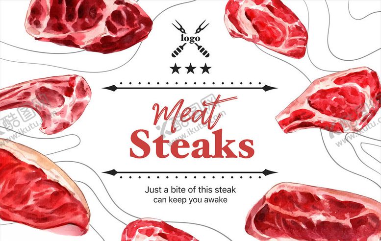 编号：67070110292319082903【酷图网】源文件下载-手绘肉类