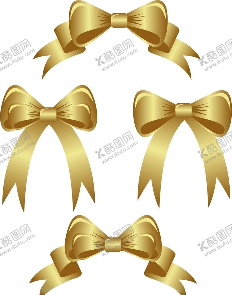 编号：75174904141325136629【酷图网】源文件下载-金色蝴蝶结素材