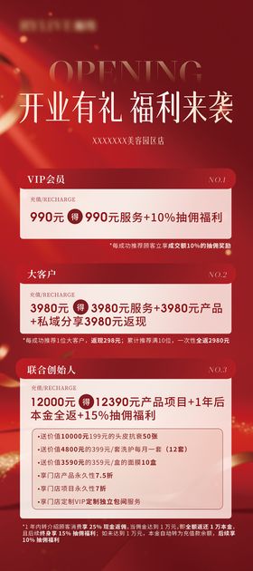 美容院开业活动