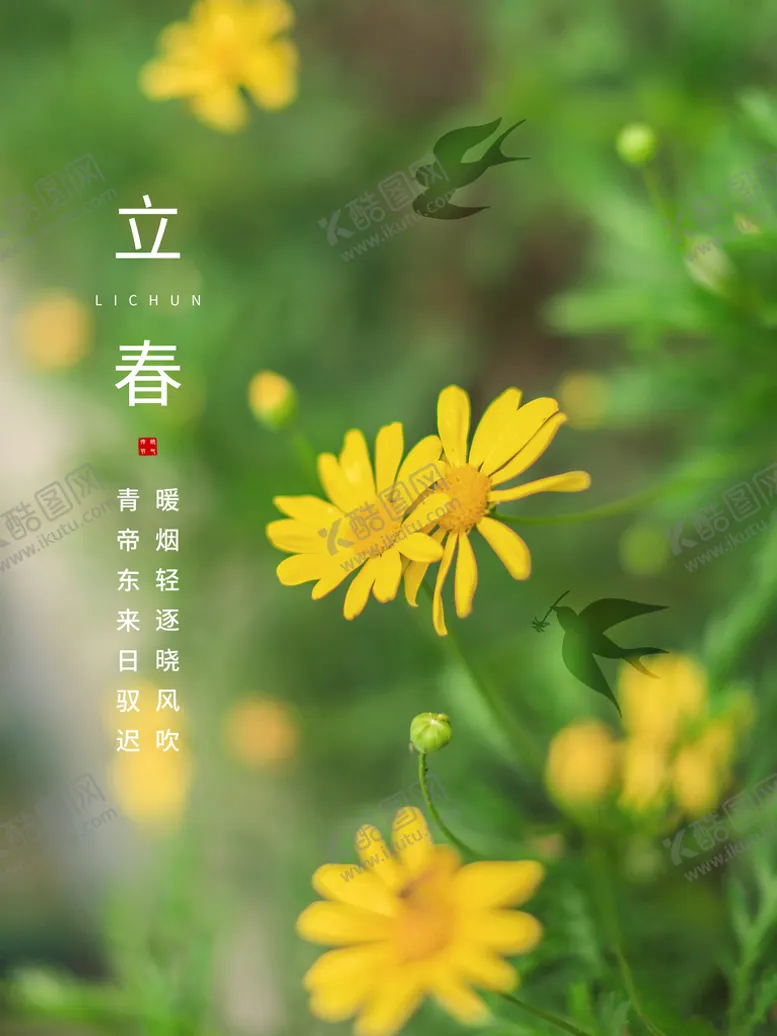 编号：59261710080537338361【酷图网】源文件下载-小清新立春节气海报
