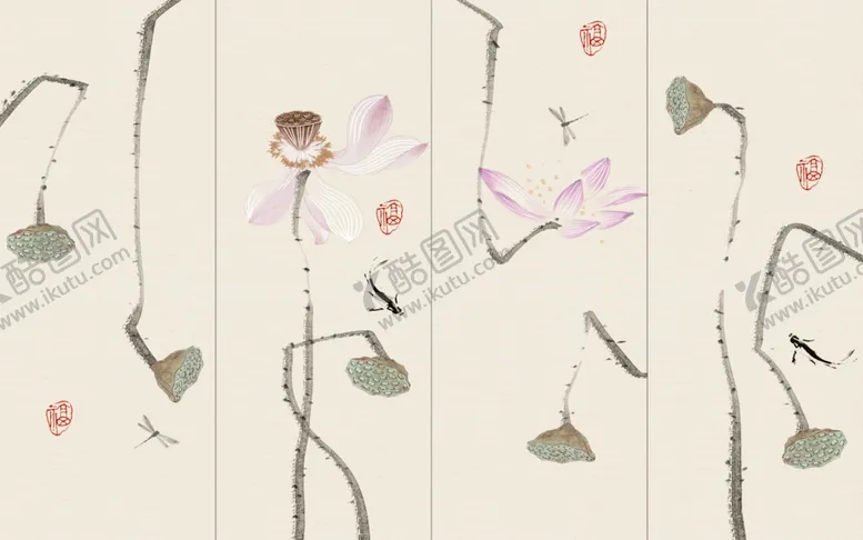 编号：22907606151425449555【酷图网】源文件下载-创意国潮装饰画图片