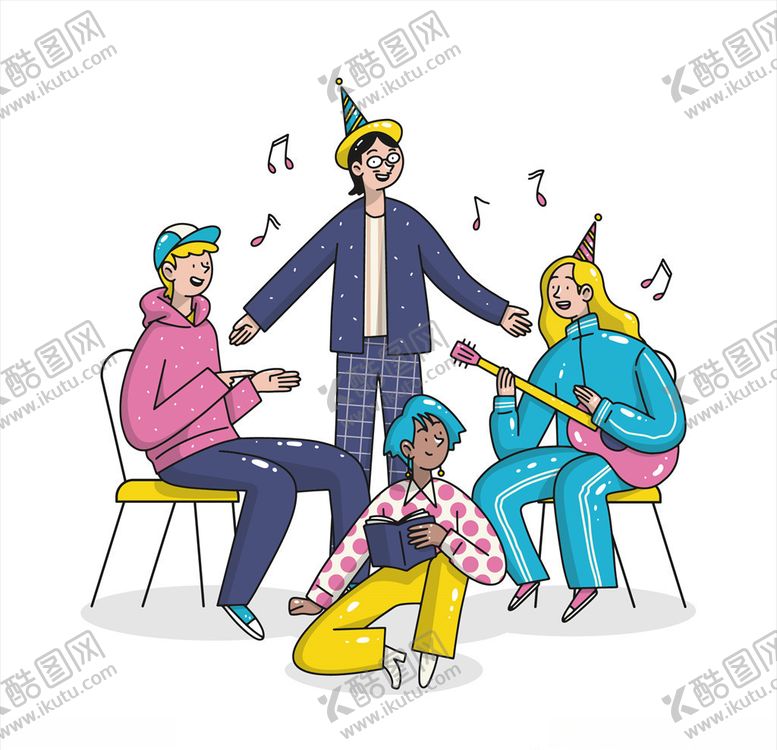 编号：68642509251517213881【酷图网】源文件下载-生日派对