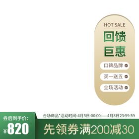 电商红色竖版主图 PSD文件