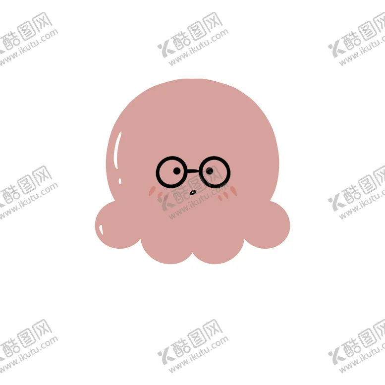 编号：72491310020530266092【酷图网】源文件下载-呆萌章鱼君