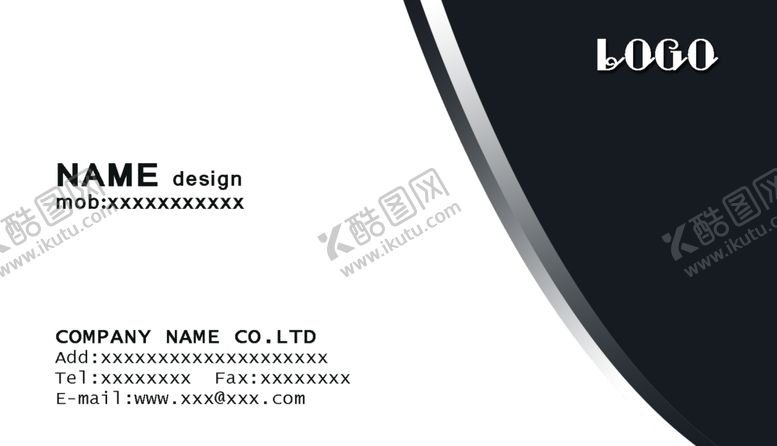 编号：52323809201221294653【酷图网】源文件下载-名片模板图片