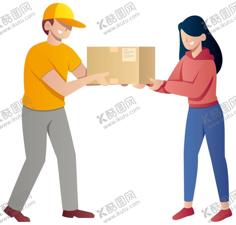 编号：05264109150209389514【酷图网】源文件下载-快递员