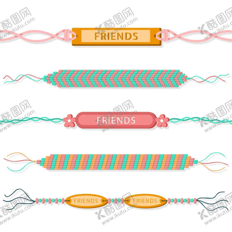 编号：52527210151757013844【酷图网】源文件下载-编织手环 