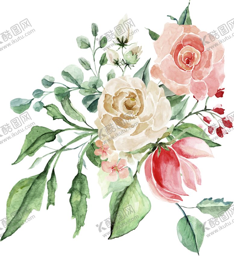 编号：60951409291718257256【酷图网】源文件下载-欧式彩绘植物