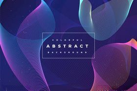 梦幻渐变抽象背景图案