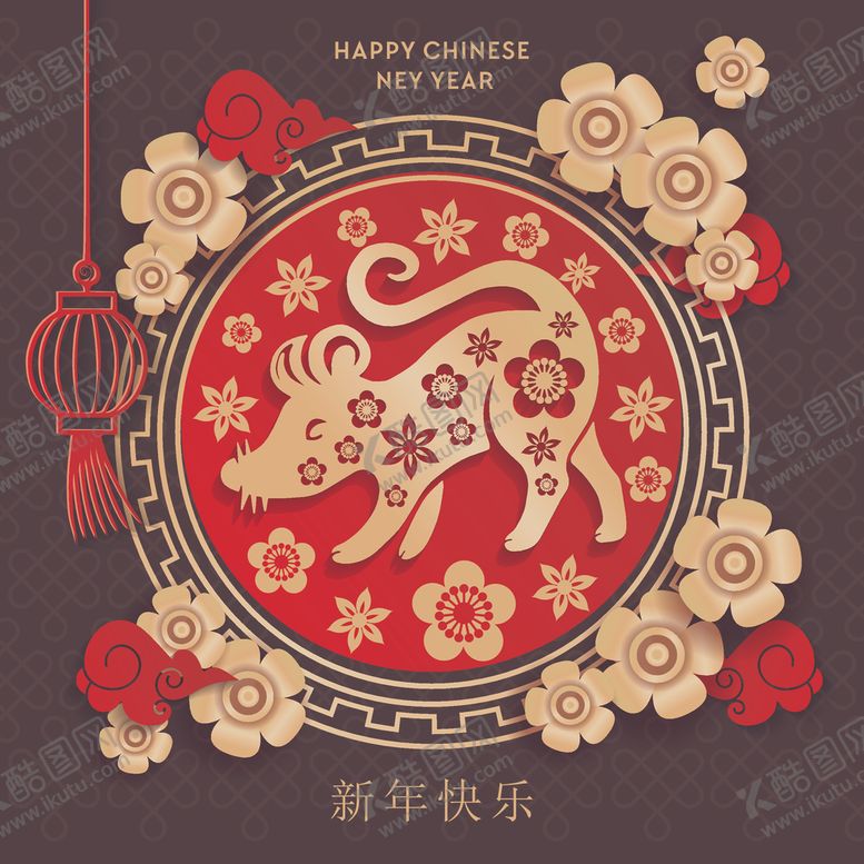 编号：82897507050628364681【酷图网】源文件下载-2020鼠年海报
