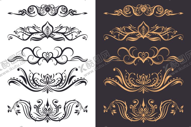 编号：74878710031603215315【酷图网】源文件下载-花纹装饰元素