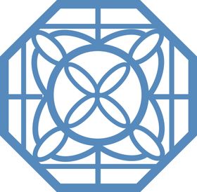 中式传统图案圆形设计花样窗花