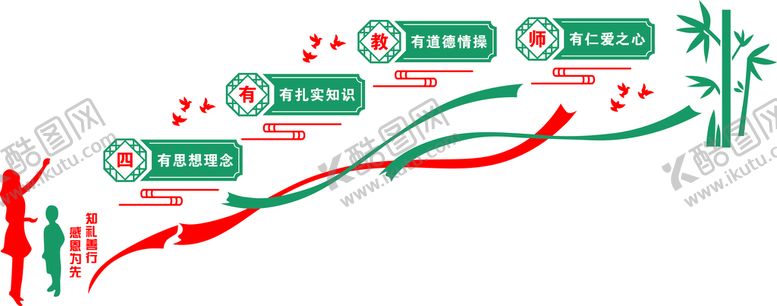 编号：86447910212233246100【酷图网】源文件下载-校园文化 楼梯文化