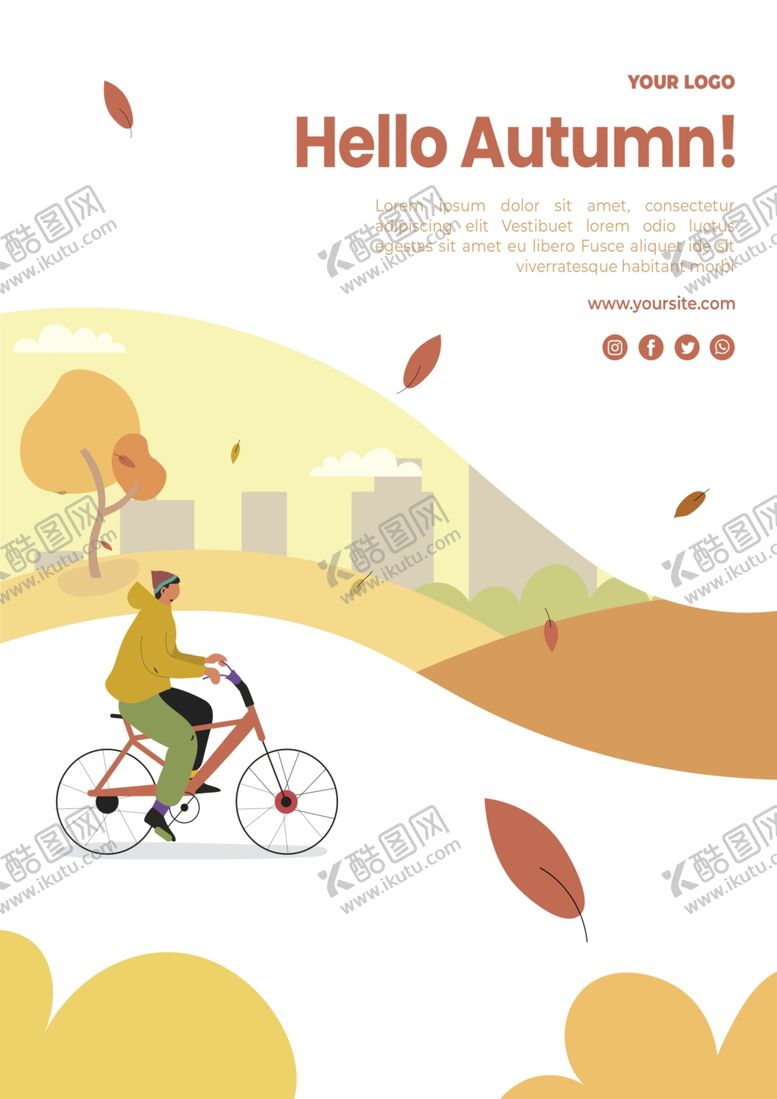 编号：97274510050142228121【酷图网】源文件下载-秋季海报