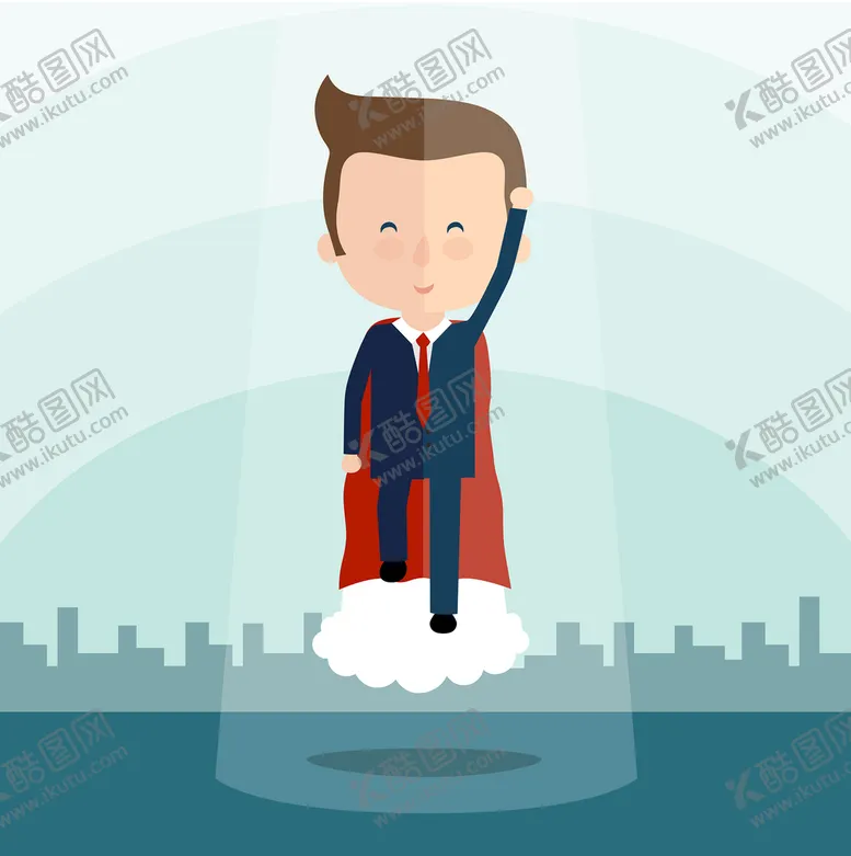 编号：51487209171516348203【酷图网】源文件下载-升职人物插画