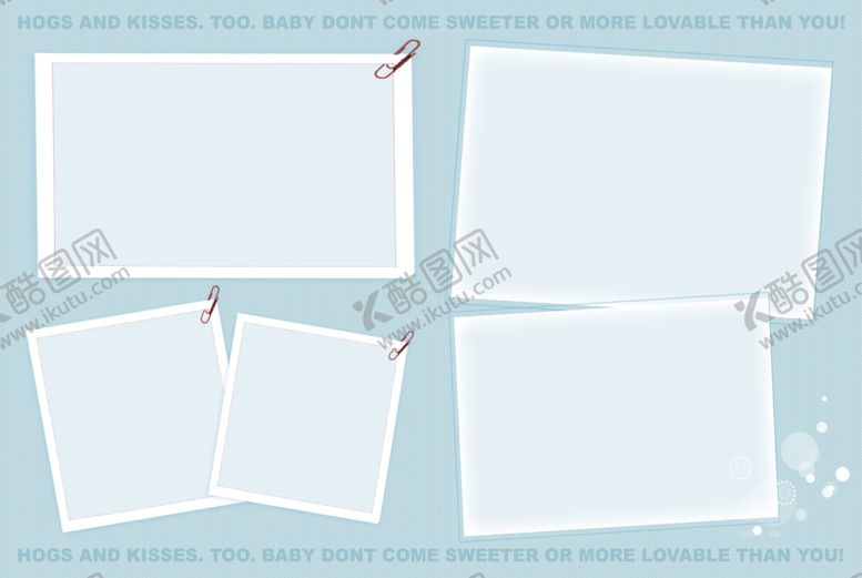 编号：59764410291129231031【酷图网】源文件下载-相册边框设计模板