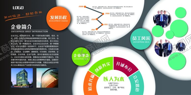 编号：63232307072141141068【酷图网】源文件下载-企业文化展板