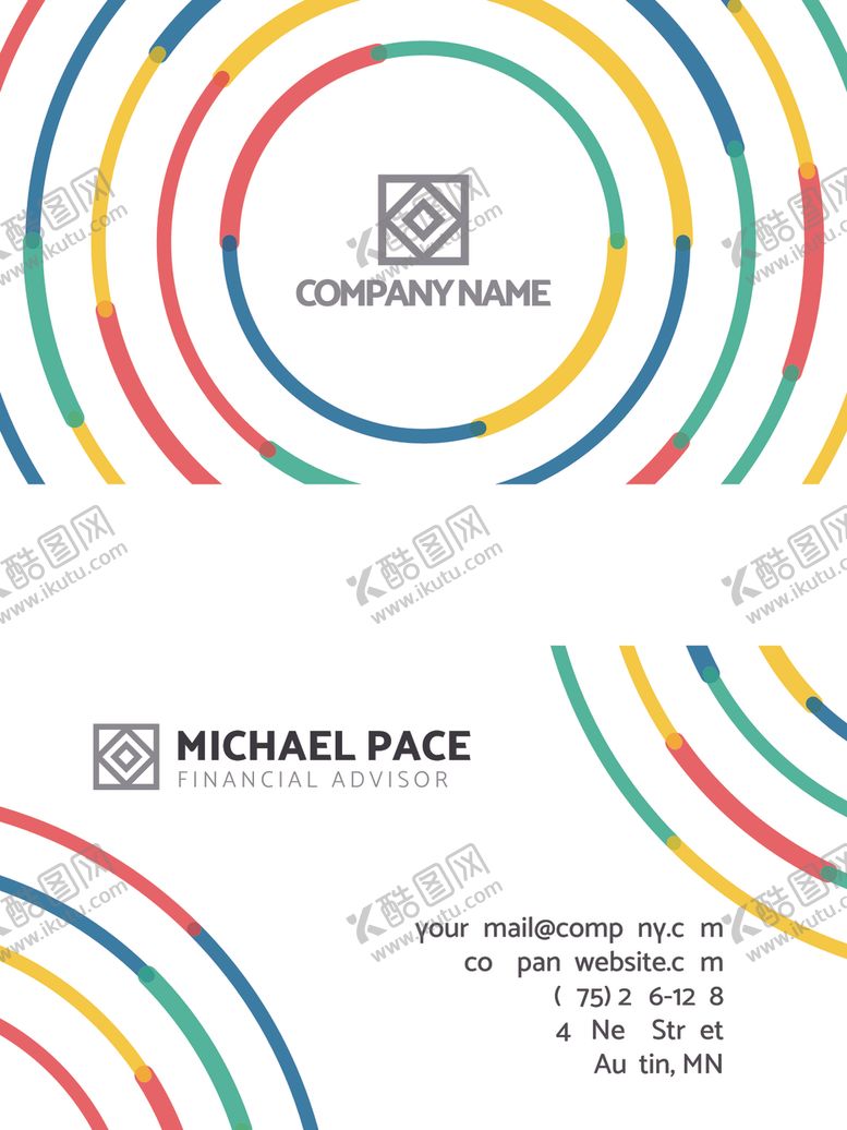 编号：23901609221835162556【酷图网】源文件下载-矢量名片模板