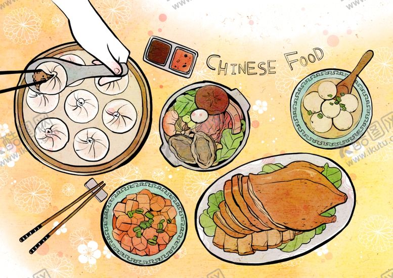 编号：63728006250306353635【酷图网】源文件下载-食物插画海报