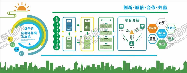 编号：75308209191148355479【酷图网】源文件下载-绿色文化墙