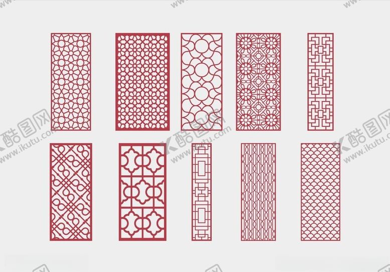 编号：82003611022009221792【酷图网】源文件下载-中式镂空雕花隔断
