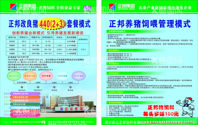 编号：60015003110504005169【酷图网】源文件下载-正邦饲料传单