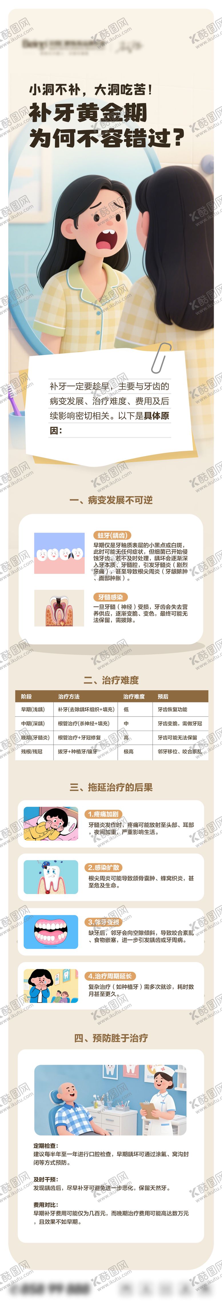 编号：10905210301041286401【酷图网】源文件下载-口腔知识科普长图