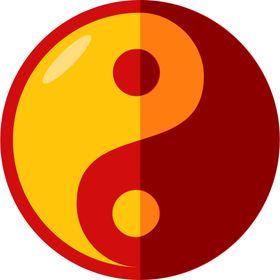 太极复古工具图标图形标志素材