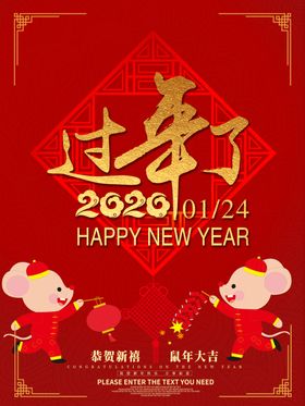回家过年了