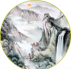 新中式意境装饰画图片