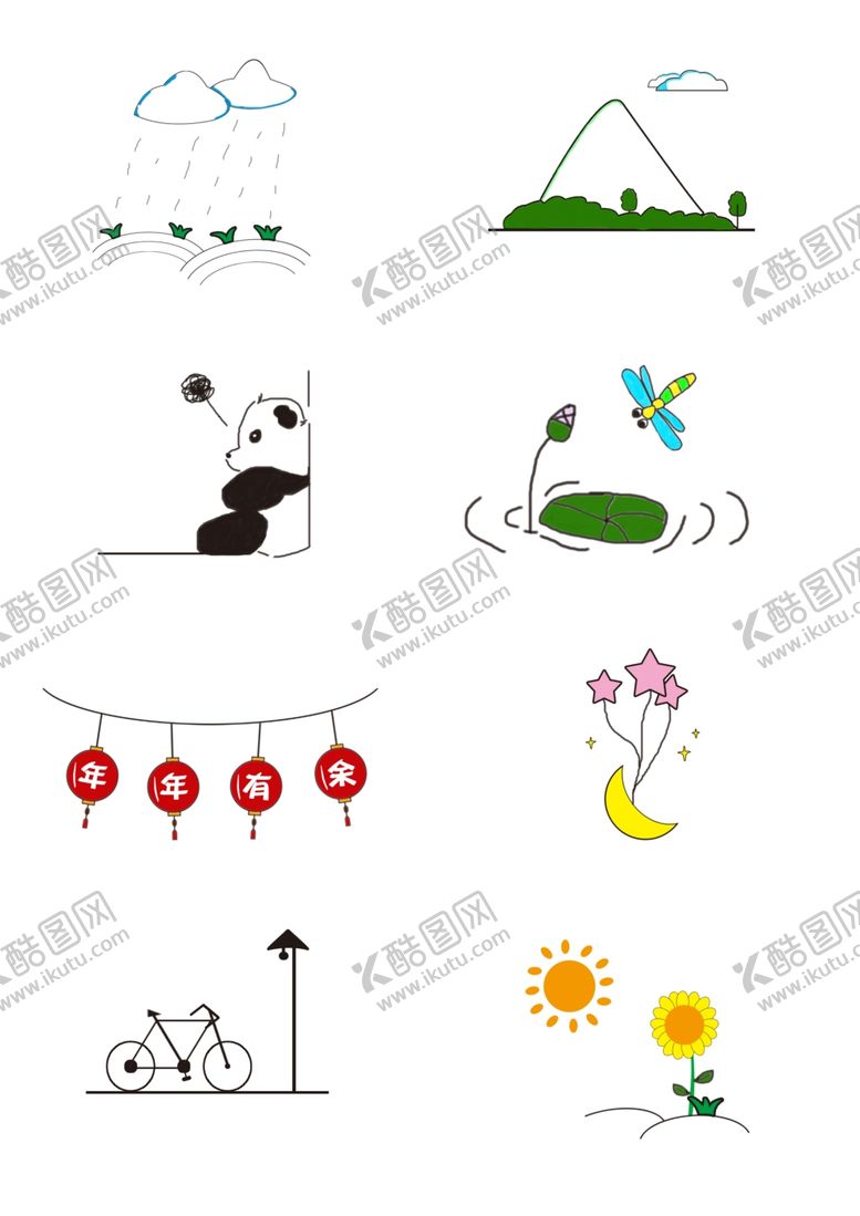 编号：78674902061408002593【酷图网】源文件下载-简笔画