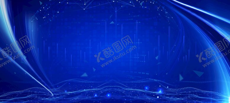 编号：36754809181419209024【酷图网】源文件下载-数字线条科技感主背景kv展会