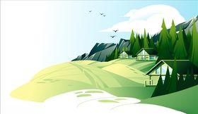 风景插画