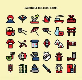 日式风格小图标