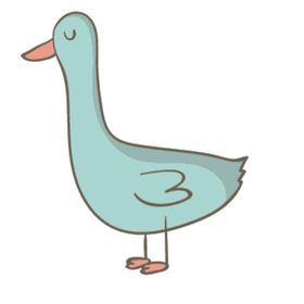 呆萌小鴨子