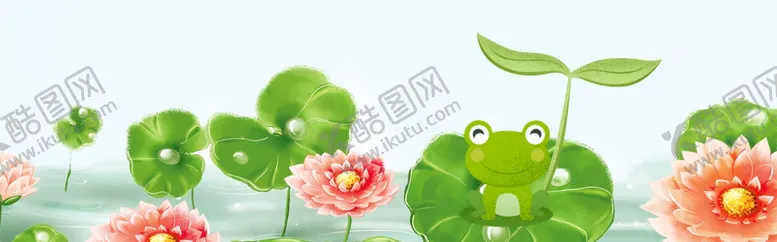 编号：27724106232201243965【酷图网】源文件下载-国画荷花