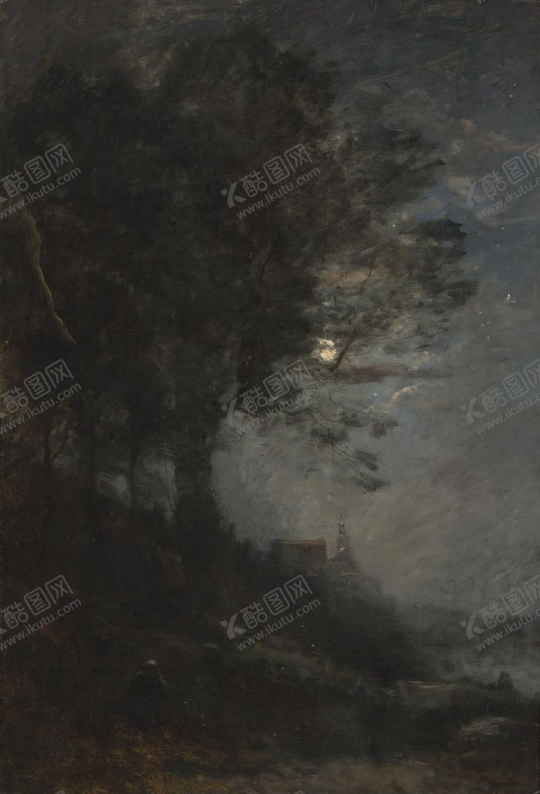 编号：66913009271208091064【酷图网】源文件下载-复古写实风景油画