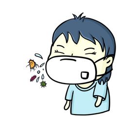 戴口罩的人
