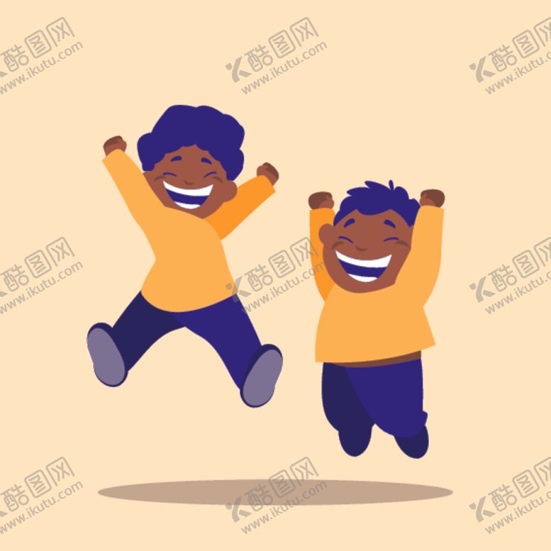 编号：53497309240905222513【酷图网】源文件下载-快乐人物孩子插画