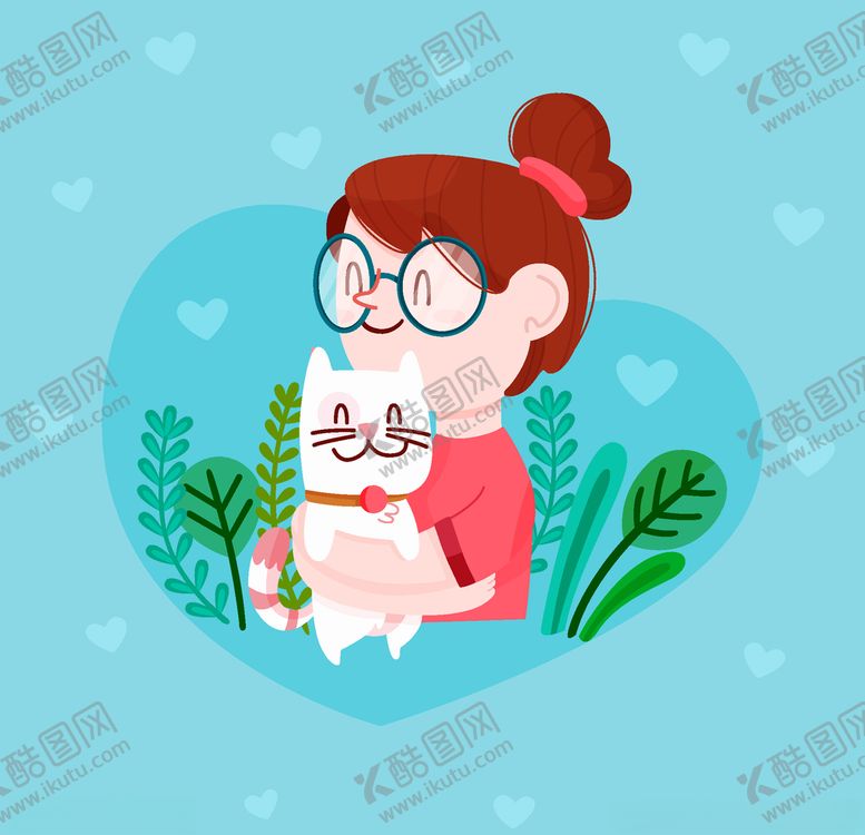 编号：39325207052044132466【酷图网】源文件下载-矢量可爱宠物