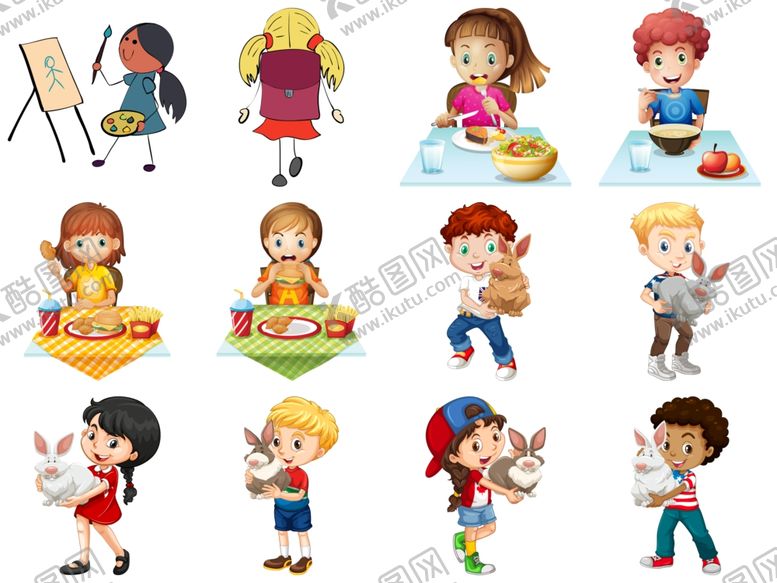 编号：37298809251604046764【酷图网】源文件下载-卡通儿童