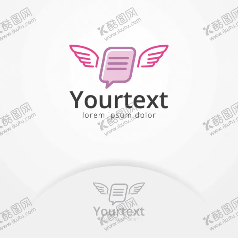 编号：88998506281232481835【酷图网】源文件下载-翅膀logo