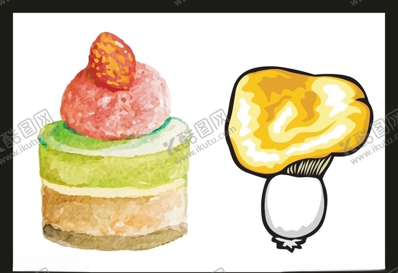 编号：61667205122353533922【酷图网】源文件下载-卡通美食餐饮