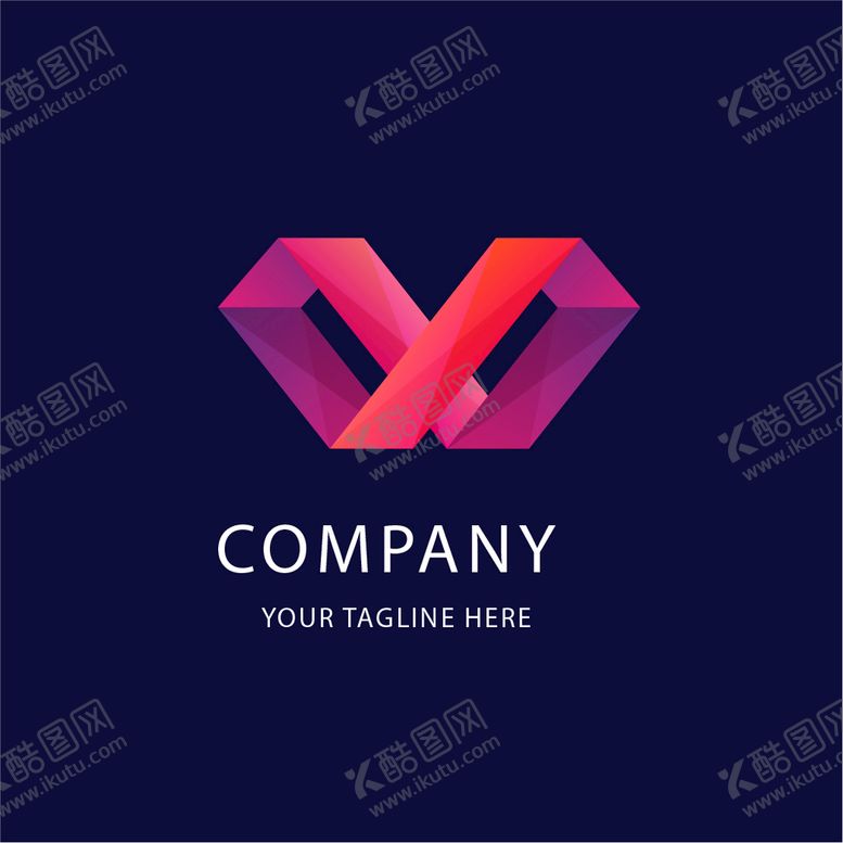 编号：76314009200739431698【酷图网】源文件下载-立体渐变logo