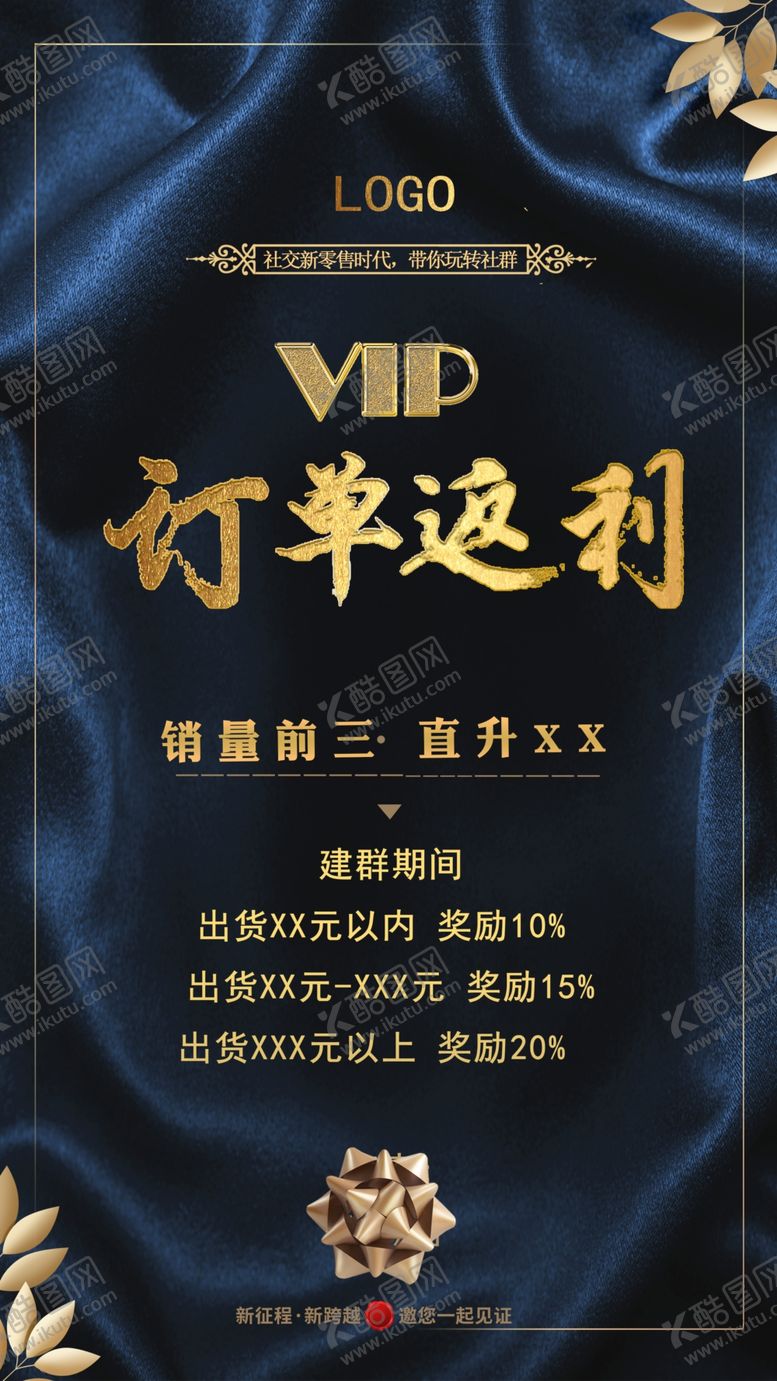 编号：84192309240235519960【酷图网】源文件下载-微商订单返利促销课程